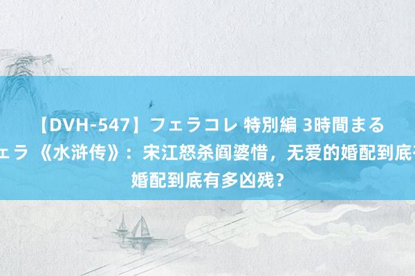 【DVH-547】フェラコレ 特別編 3時間まるごとWフェラ 《水浒传》：宋江怒杀阎婆惜，无爱的婚配到底有多凶残？