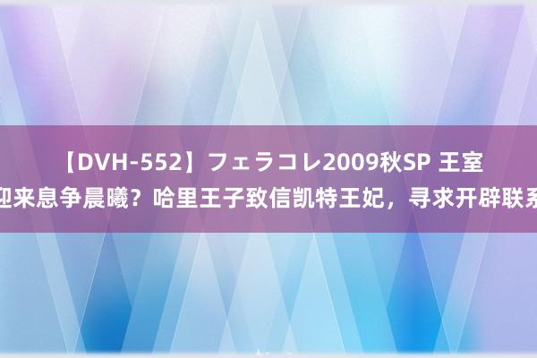 【DVH-552】フェラコレ2009秋SP 王室迎来息争晨曦？哈里王子致信凯特王妃，寻求开辟联系