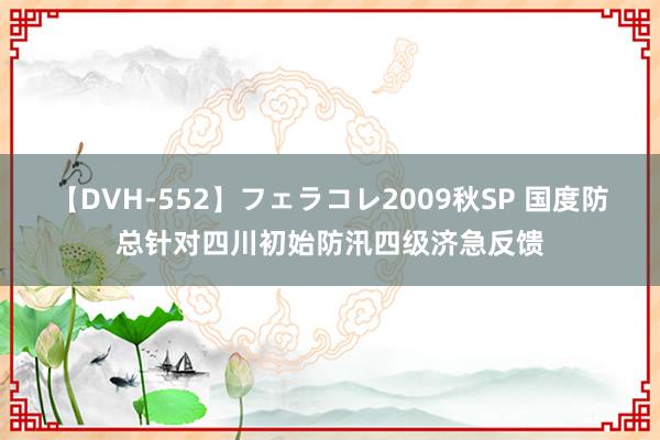 【DVH-552】フェラコレ2009秋SP 国度防总针对四川初始防汛四级济急反馈