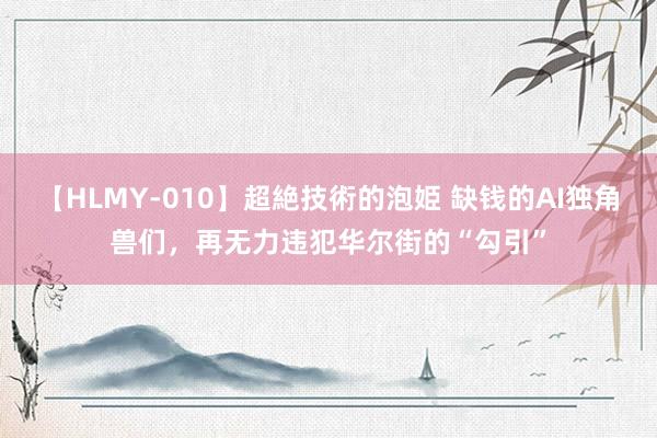 【HLMY-010】超絶技術的泡姫 缺钱的AI独角兽们，再无力违犯华尔街的“勾引”