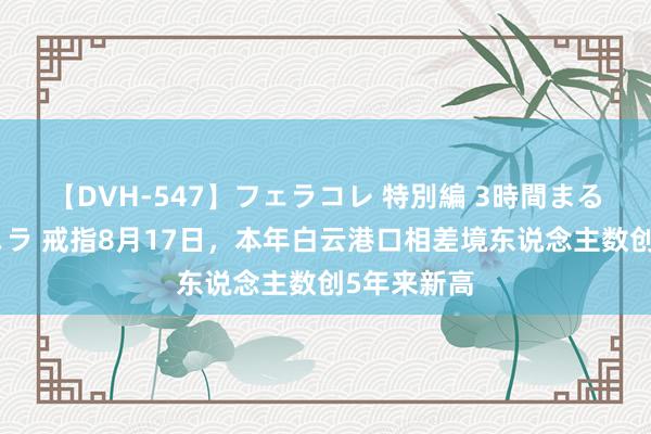 【DVH-547】フェラコレ 特別編 3時間まるごとWフェラ 戒指8月17日，本年白云港口相差境东说念主数创5年来新高