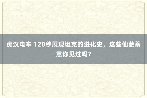 痴汉电车 120秒展现坦克的进化史，这些仙葩蓄意你见过吗？