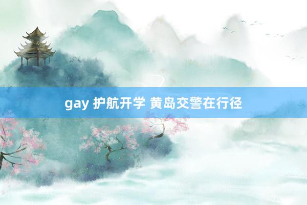 gay 护航开学 黄岛交警在行径